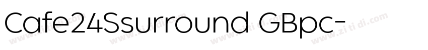 Cafe24Ssurround GBpc字体转换